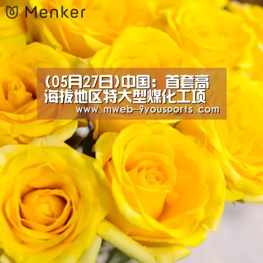 (05月27日)中国：首套高海拔地区特大型煤化工项目开工‘九游体育’